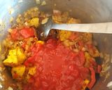 A picture of step 5 of Spicy Sausage and Lentil Casserole.
