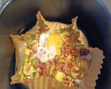 Foto del paso 2 de la receta: Espárragos verdes con jamón y huevo en Airfryer
