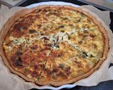 A picture of step 3 of Leek Flamiche.