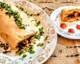 A picture of step 20 of Minced and Vegetables Strudel.