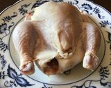 A picture of step 1 of California Farm Cornish Rock Hen in Crust.