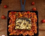 A picture of step 9 of Paneer steak with cherry tomato rice.