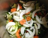 A picture of step 2 of Basic Vegetable Soup.