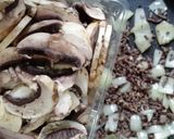 A picture of step 8 of Bowties Beef Mushroom with Buttered Potatoes.