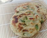 A picture of step 7 of Scallion Vegan Pancake.