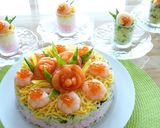 A picture of step 6 of Sushi Cake #2.