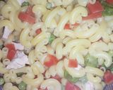 A picture of step 1 of Hot & spicy macaroni.