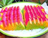 Foto langkah ke 6 dari resep Rainbow Panggang #Favorit PaonTaksu.