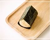 A picture of step 1 of Mr. Chestnut Seaweed Maki for Character Bentos.