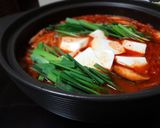 A picture of step 9 of Kimchi Hot Pot Sundubu Jjigae Style.