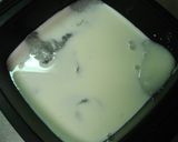 A picture of step 2 of Valentine's Day Chocolate Bavarois Made Simply with Ice Cream.
