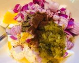 A picture of step 4 of Red Onion 🧅 Potato 🥔 Salad 🥗.