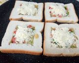 A picture of step 6 of Cheesy bread omelette.