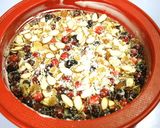 A picture of step 2 of Raisin and Berry Upside Down Cake.
