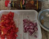 A picture of step 1 of Sticky orange wings.