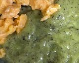 A picture of step 4 of Kiwi seasame Burfi.