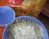 Foto langkah ke 3 dari resep Jamur enoki goreng crispy.