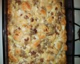 A picture of step 6 of Sausage biscuits eggs casserole.