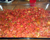 A picture of step 7 of salsa chicken.