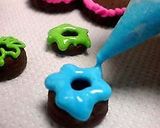 A picture of step 3 of Miniature Donut Shaped Cookies.