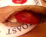 A picture of step 3 of Toasted cheese & tomato naan.