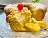A picture of step 12 of Corn and Mascarpone Cake.