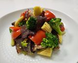 四色鮮蔬炒肉絲的食譜步驟7照片