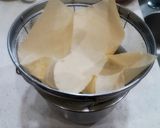 A picture of step 2 of Snowy White Cheesecake Made with Yogurt.