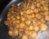 A picture of step 2 of Chatpata chana fry(kabhuli chola).