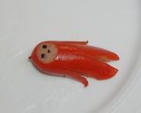 A picture of step 4 of Red Sausage Aliens for Bento.