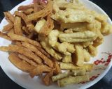 Hình bước làm 1 của món Bì cuốn chay