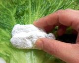 A picture of step 2 of Oysters Rolled In Lettuce.