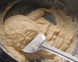 A picture of step 3 of Wheat Flour halwa with jaggery.