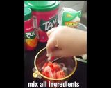 A picture of step 3 of Watermelon tang juice 🍋🍉🥭.