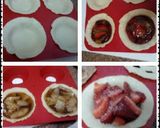 A picture of step 14 of Ladybirds Toffee , Pear , Apple and or Strawberry Pies.