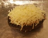 A picture of step 5 of Portobello Cap Pizza - No-carb / Vegetarian.