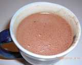 A picture of step 5 of 100% Foamy Hot Chocolate Made in a Mug.