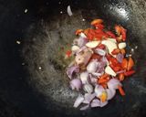Foto langkah ke 3 dari resep 45. Sayur Santan isi Tempe, Tahu dan Labu Siam.