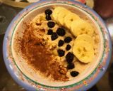 Foto del paso 2 de la receta: Gachas de avena con banana, porridge al microondas en 1:30 minutos. saludable y súper fácil!