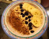 Foto del paso 2 de la receta: Gachas de avena con banana, porridge al microondas en 1:30 minutos. saludable y súper fácil!