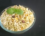 A picture of step 7 of Panipuri kurmura.