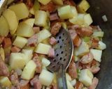 A picture of step 3 of Potato Sausage & Cheese Chowder.