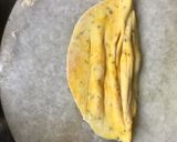 A picture of step 7 of #Karela,fish,layers,flower,  net and triangle shaped Nimkis.