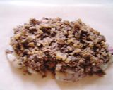 A picture of step 4 of Shrimp en Papillote with Mushroom Sauce.