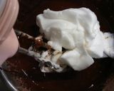 A picture of step 5 of Rich Fluffy Chocolate Souffle.