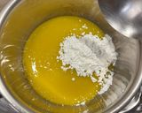 A picture of step 4 of Mango and Lime Panna Cotta 🥭 🍋‍🟩.