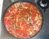 A picture of step 9 of One Pan Cooking! Easy Pork Stewed in Tomato.