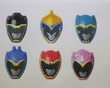 A picture of step 1 of Charaben All 6 Heroes from Zyuden Sentai Kyoryuger.