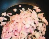 A picture of step 3 of Kalay chana chaat.