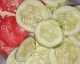 A picture of step 1 of Vegetable sandwich.